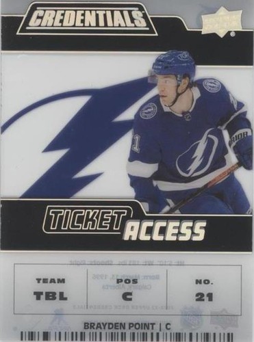 2022-23 Upper Deck Credentials - Brayden Point #TA-BP