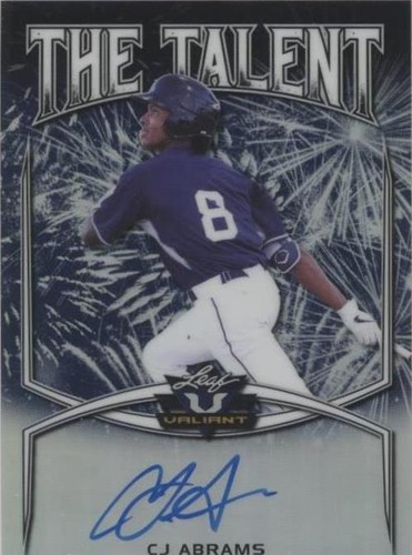 2019 Leaf Valiant - C.J. Abrams #TT-CJA
