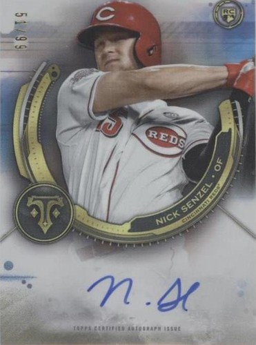 2019 Topps Triple Threads - Nick Senzel #RAU-NS