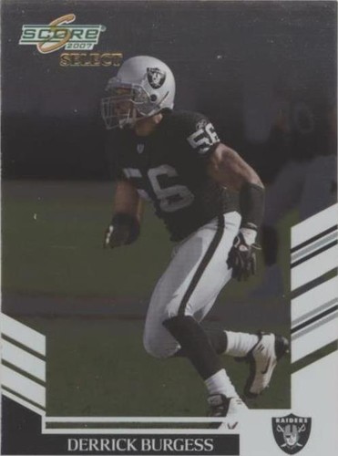 2007 Score Select Derrick Burgess #274