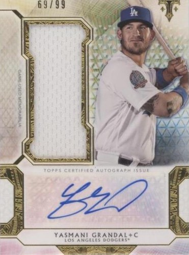 2018 Topps Triple Threads - Yasmani Grandal #UAJR-YGL