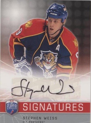 2008-09 Upper Deck Be a Player - Stephen Weiss #S-WE