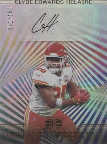2020 Panini Illusions Clyde Edwards-Helaire #RE11