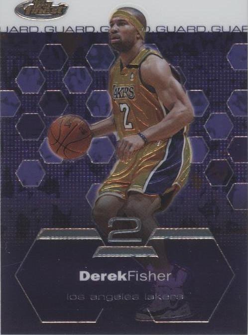 2002-03 Topps Finest - Derek Fisher #13
