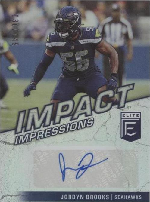 2022 Panini Donruss Elite Jordyn Brooks #II-JB