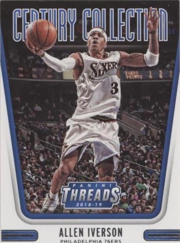 2018-19 Panini Threads - Allen Iverson #10