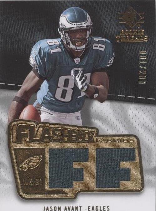 2008 SP Rookie Threads Jason Avant #FF-AV