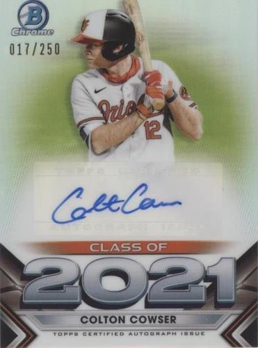 2021 Bowman Draft - Colton Cowser #C21-CC