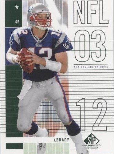 2003 SP Game Used Edition Tom Brady #53