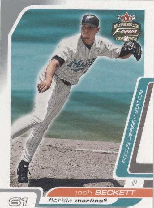 2003 Fleer Focus Jersey Edition - Josh Beckett #49