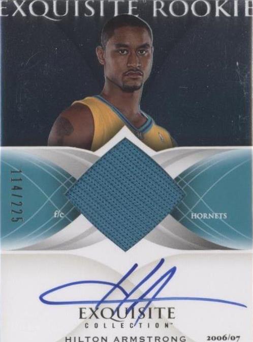 2006-07 Upper Deck Exquisite Collection - Hilton Armstrong #52