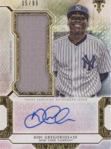 2018 Topps Triple Threads - Didi Gregorius #UAJR-DG
