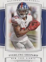 2019 Panini National Treasures Sterling Shepard #89