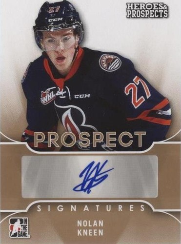 2015-16 Leaf In the Game Heroes & Prospects - Nolan Kneen #PS-NK1