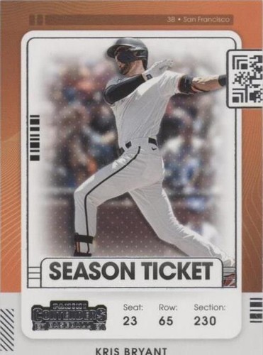 2021 Panini Contenders - Kris Bryant #75