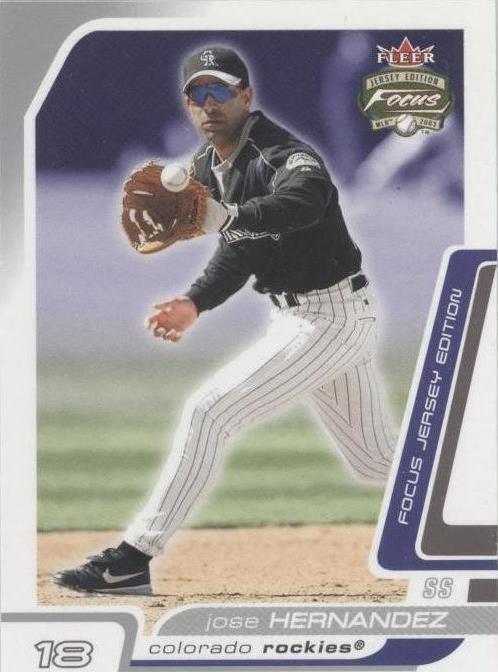 2003 Fleer Focus Jersey Edition - Jose Hernandez #127