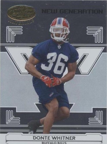 2006 Leaf Certified Materials Donte Whitner #161