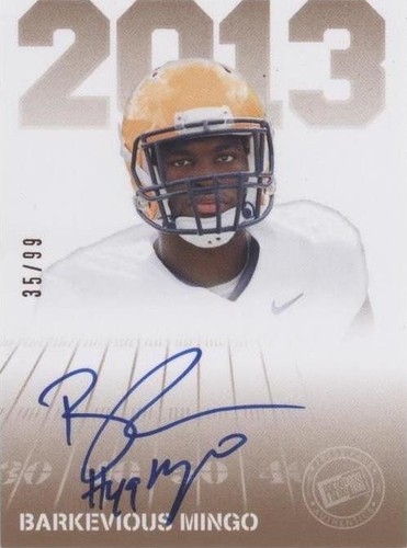 2013 Press Pass Barkevious Mingo #PPS-BM