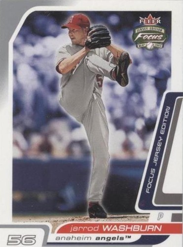 2003 Fleer Focus Jersey Edition - Jarrod Washburn #78