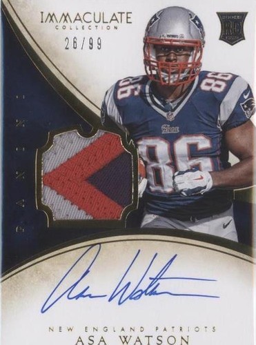 2014 Panini Immaculate Collection Asa Watson #140