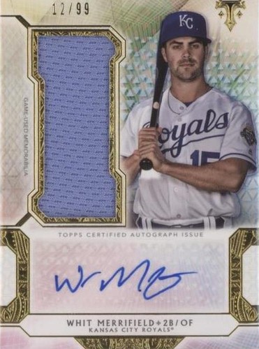 2018 Topps Triple Threads - Whit Merrifield #UAJR-WM