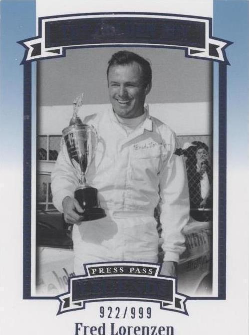 2007 Press Pass Legends - Fred Lorenzen #B-54