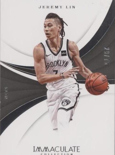 2017-18 Panini Immaculate Collection - Jeremy Lin #57