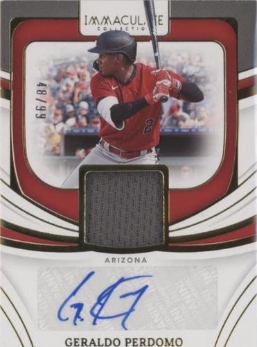 2022 Panini Immaculate Collection - Geraldo Perdomo #IMS-GP