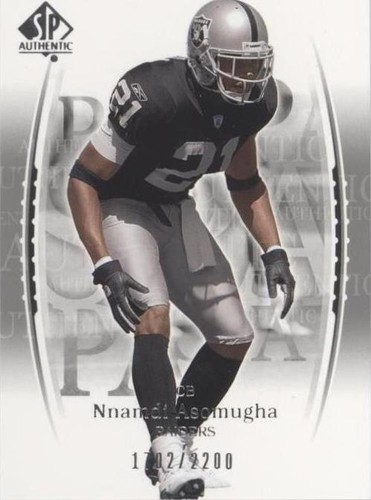 2003 SP Authentic Nnamdi Asomugha #113