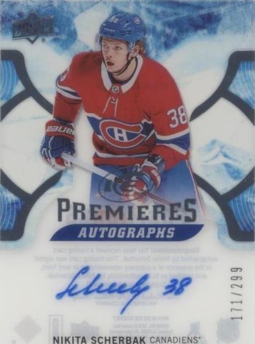 2017-18 Upper Deck Ice - Nikita Scherbak #IPA-NS