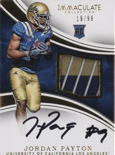 2016 Panini Immaculate Collection Collegiate Jordan Payton #137