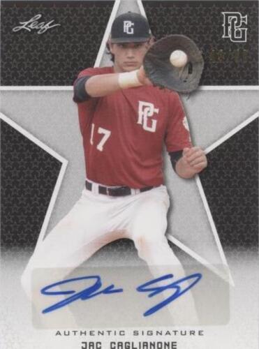 JAC CAGLIANONE 2020 LEAF PERFECT GAME NIKE AA ROOKIE JAC CAGLIANONE 2020 LEAF PERFECT GAME NIKE AA ROOKIE