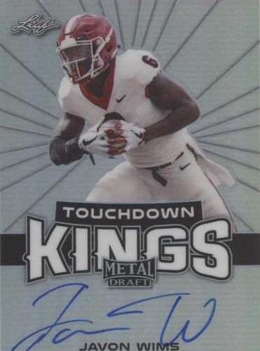2018 Leaf Metal Draft Javon Wims #TK-JW3