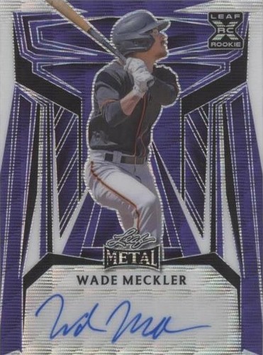 2023 Leaf Metal - Wade Meckler #BA-WM1