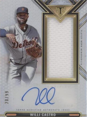 2021 Topps Triple Threads - Willi Castro #ASJR-WC