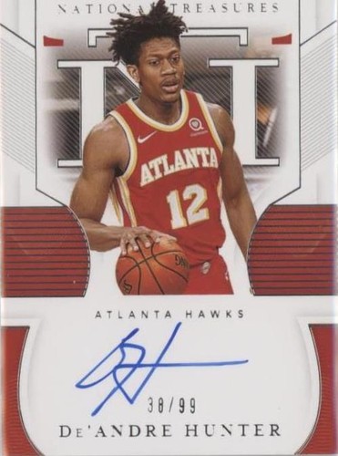 2020-21 Panini National Treasures - De'Andre Hunter #S-DAH