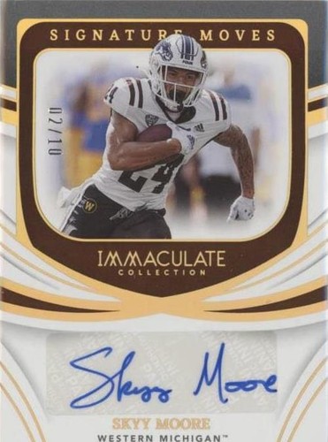2022 Panini Immaculate Collection Collegiate Skyy Moore #SM-SMO