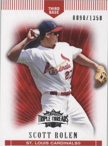 2007 Topps Triple Threads - Scott Rolen #92
