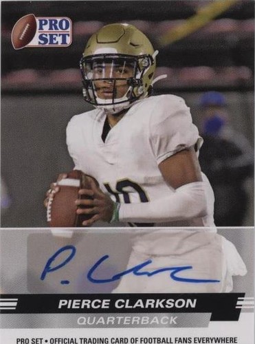 2022 Leaf Pro Set Draft Pierce Clarkson #PSA-PC1