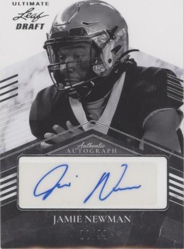 2021 Leaf Ultimate Draft Jamie Newman #PA-JN1