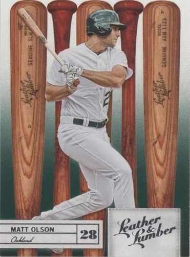 2019 Panini Leather & Lumber - Matt Olson #65