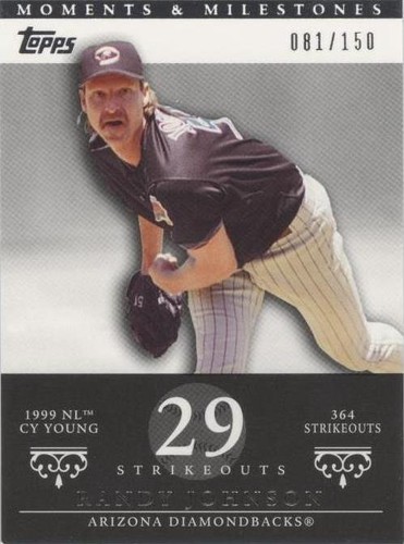 2007 Topps Moments & Milestones - Randy Johnson #55-29