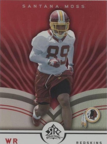 2005 Upper Deck Reflections Santana Moss #100