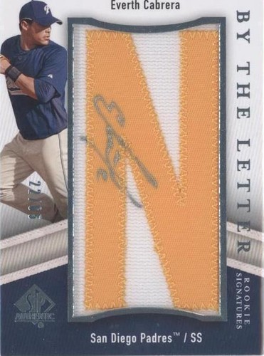 2009 SP Authentic - Everth Cabrera #BTLR-EC