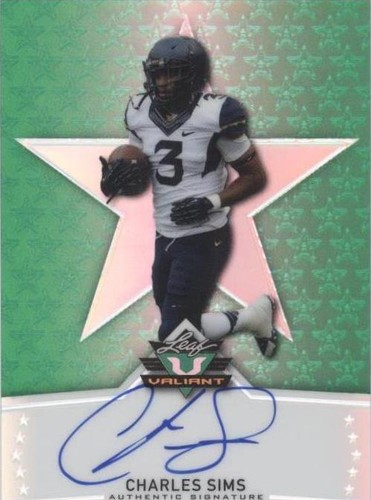 2014 Leaf Valiant Charles Sims #BA-CS1