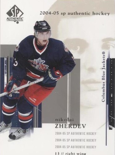 2004-05 SP Authentic - Nikolai Zherdev #27