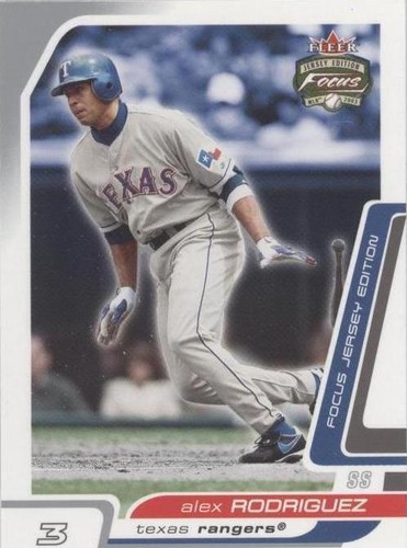 2003 Fleer Focus Jersey Edition - Alex Rodriguez #158