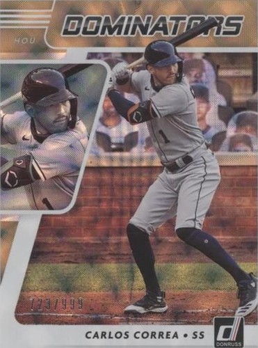 2021 Panini Donruss - Carlos Correa #DOM5