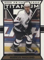 2002-03 Pacific Private Stock Titanium - Markus Naslund #98