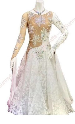 SunnyK Waltz Tango st Dance Dress  Salsa Costume Stardard Ballroom Competition